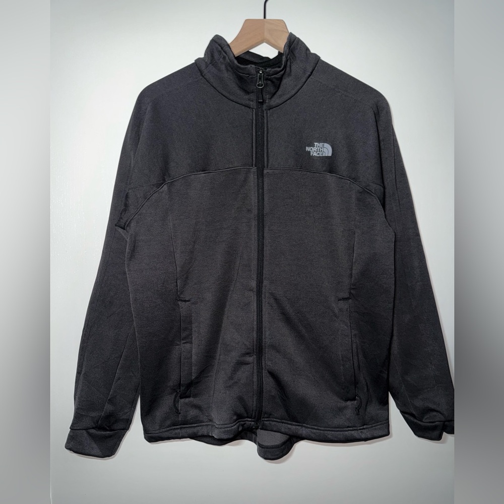 The North Face 200 Wt Cinder Full Zip Jacket Women Size XL Black Polyester Blend